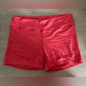Outdoor voices red compression bike shorts size XL
